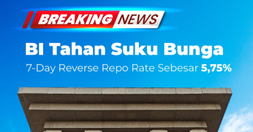 Bank Indonesia: Suku bunga tetap di level 5.75%
