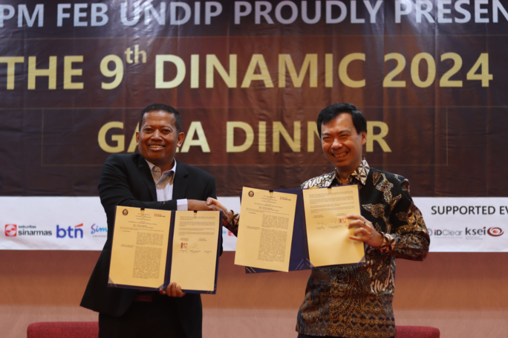 Sinarmas Sekuritas dan Universitas Diponegoro Tandatangani Nota Kesepahaman Pengembangan Galeri Investasi