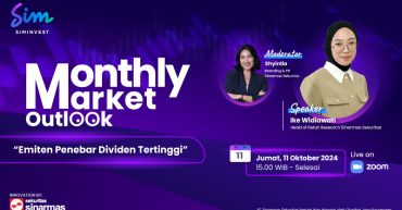 Webinar Market Outlook Oktober: Emiten Penebar Dividen Tertinggi