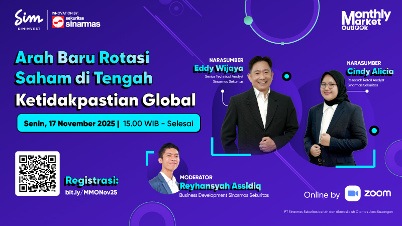 Webinar Market Outlook November: Arah Baru Rotasi Saham di Tengah Ketidakpastian Global